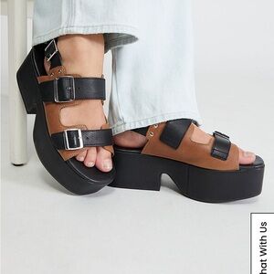 Free People Women's Follow Your Path Platform Sandals - size 41